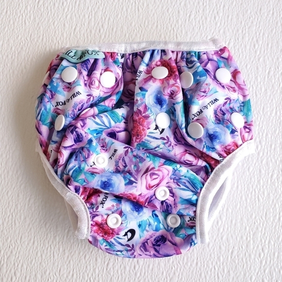 Will & Fox 2 Piece Swim Tankini & Diaper Floral Baby Girls 0-36 Months - Picture 6 of 9